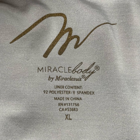 Miraclesuit Miraclebody Blouse With Attached Shaping Camisole Indigo XL - Picture 8 of 12